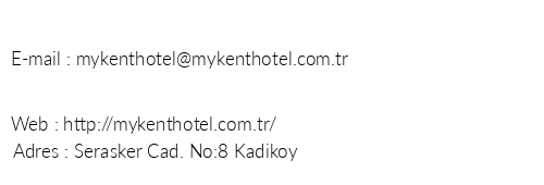 Mykent Hotel telefon numaralar, faks, e-mail, posta adresi ve iletiim bilgileri
